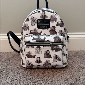 Loungefly Universal Monsters Icons Mini Backpack